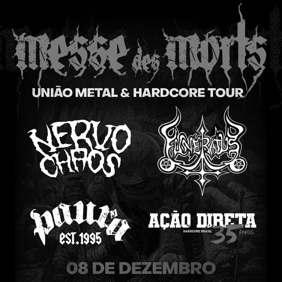 Messe Des Morts Tour Cartaz